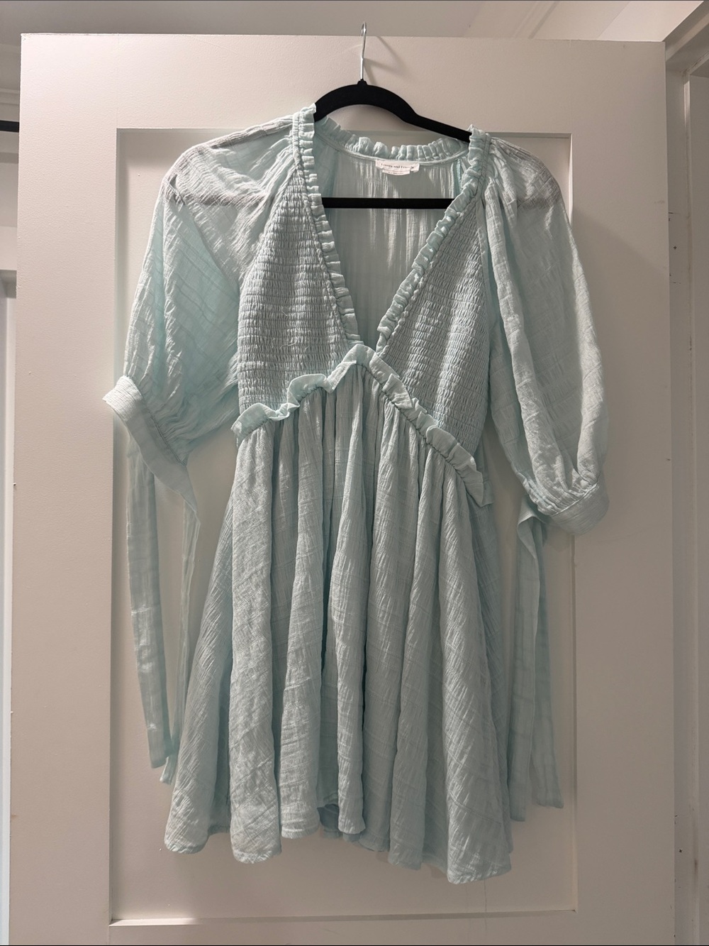 Lovers + Friends Finnegan Dress in Sky Blue